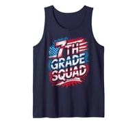 USA 7th Grade Squad First Day 250 Years Teacher Game On Camiseta sin Mangas