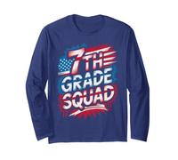 USA 7th Grade Squad First Day 250 Years Teacher Game On Manga Larga