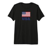 USA American Flag Patriotic Camiseta Premium