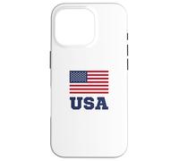 USA American Flag Patriotic Carcasa para iPhone 16 Pro