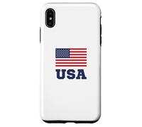 USA American Flag Patriotic Carcasa para iPhone XS MAX
