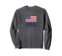 USA American Flag Patriotic Sudadera