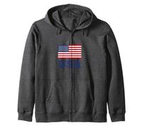 USA American Flag Patriotic Sudadera con Capucha