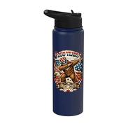USA Anniversary 250 Dabbing Bigfoot 250th America 4 de julio Stainless Steel Insulated Water Bottle
