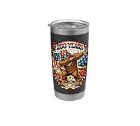 USA Anniversary 250 Dabbing Bigfoot 250th America 4 de julio Vaso térmico de acero inoxidable de doble pared