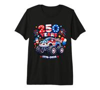 USA Anniversary 250 Monster Truck 250th America 4 de Julio Camiseta Premium