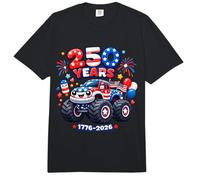 USA Anniversary 250 Monster Truck 250th America 4 de Julio Comfort Colors Adult Heavyweight T-Shirt