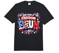 USA Anniversary 250 Years of Freedom Bruh America 4 de Julio Comfort Colors Adult Heavyweight T-Shirt