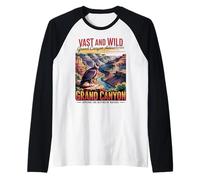 USA - Arizona - Aventuras del Gran Cañón - Vintage Eagle Camiseta Manga Raglan
