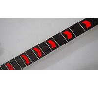 USA Army Aviator Military Fret Markers Inlay Stickers pegatinas Guitar & Bass (rojo)