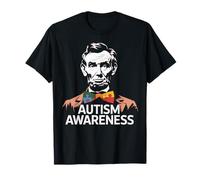 USA Autism Awareness - Abraham Lincoln Autism Kids Men Women Camiseta