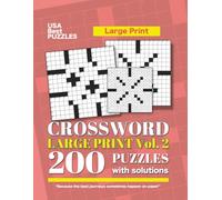 USA Best Crosswords Large Print 2: 200 Puzzles with solutions (Large Print USA Best Crosswords)