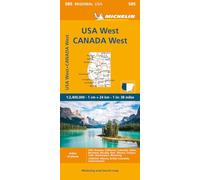 Usa. Canada ovest: Straßen- und Tourismuskarte 1:2.400.000: 585 (Carte nazionali)