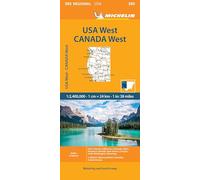 Gräfe & Unzer – Mapa de carreteras y turismo EE. UU. y oeste de Canadá 1:2.400.000 – 585