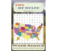 USA Cities by State Word Search Puzzle Book: Educational and fun Word Search with Easy to Read Print about United States Cities by State | 6x9 inches, ... … Gift for Vacations, Holidays and Free Times