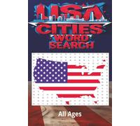 USA Cities Word Search Puzzle Book.: Word Search Puzzle with easy to read print, about USA Cities including Top cities, Best Cities, Worst cities and ... gift for Vacations, Holidays and Relaxation.