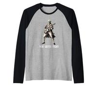 USA Colonist Rockin' America - You Gotta Fight Camiseta Manga Raglan