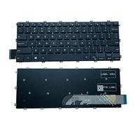 USA con destornillador: teclado para portátil Dell Inspiron 5480 5481 5482 5485 5488 5491 5580 5582 5585 5591 7386 7580 7586 / Vostro 5481 5581 El portátil es negro y marco es negro sin luz de fondo