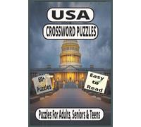 USA Crossword Fun for All Ages: 60+ Large Print Puzzles - Perfect for Teens, Adults & Seniors