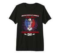 USA Eagle American Flag 4th of July Indepedence Day Camiseta Premium