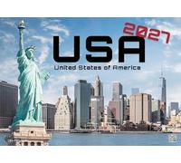 USA - eine Reise durch die Vereinigten Staaten - dem Land der unbegrenzten Möglichkeiten - 2027 - Kalender DIN A2: Der Wandkalender mit den schönsten ... extragroßen Format DIN A2 (ca. 60 x 42 cm)!