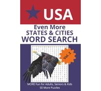 USA Even More States & Cities Word Search Puzzle Book Vol. 2: MORE Word Searches with Easy to Read Print about the States and Cities of the USA | 6x9 ... Gift for Vacations, Holidays and Free Time