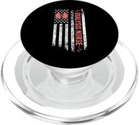 USA Flag Dialysis Nurse - RN Patriotic Nephrology Nurse PopSockets PopGrip para MagSafe