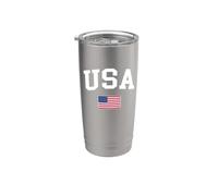 USA - Flag of United States of America - Classic Vaso térmico de acero inoxidable de doble pared
