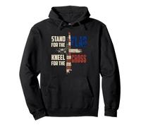 USA Flag Religious Quote 4th of July Christian Faith Sudadera con Capucha