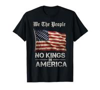 USA Flag We The People No Kings In America Camiseta