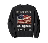 USA Flag We The People No Kings In America Sudadera