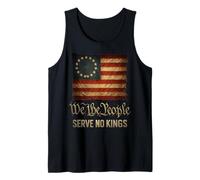 USA Flag We The People Serve No Kings Camiseta sin Mangas