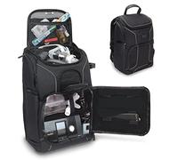 USA Gear Bolsa de Viaje para Máquina CPAP - Mochila CPAP Compatible con XT Fit, AirSense 10/11 y Philips Dreamstation - Interior Personalizable para Cables de Alimentación, Accesorios CPAP - Negro