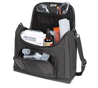 USA Gear Bolsa de Viaje para Nebulizador: Interior Personalizable, Correa para El Hombro, Paredes Acolchadas, Exterior Duradero: Compatible con Máquina Nebulizadora, Tubos, Inhalador para Asma Y Más