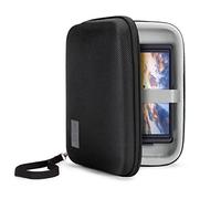 USA GEAR Estuche de Monitor de Cámara Rígido de 7.5 Pulgadas - Bolsa Portátil para Monitor de Video Compatible con Monitores de Video Feelworld, Atomos, Lilliput A7s y más Monitores (Negro)