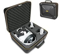 USA Gear Estuche para Auriculares VR - Estuche de Viaje de Realidad Virtual con Interior de Espuma Personalizable - Compatible con Auriculares para Juegos VR, Controladores y Más