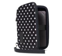 USA Gear Estuche Portátil con Hotspot WiFi para Viajes con Correa para La Muñeca - Compatible con hotspots móviles 4G LTE Wi-Fi de Huawei, GlocalMe, Calonny y Más - Lunares