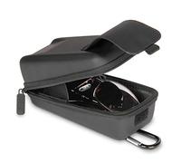 USA Gear Estuche Rígido Para Gafas - Compatible Con Gafas De Sol, Seguridad, Lectura Y Más - Estuche Rígido Resistente De Carga Superior Con Presilla Para Cinturón (negro)