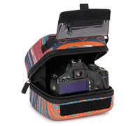 USA Gear Funda para cámara DSLR con protección de Carcasa rígida de EVA Moldeada, Apertura de Acceso rápido, Interior Acolchado y Mango Recubierto de Goma, Compatible con Nikon, más (Sur Oeste)