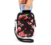 USA Gear Funda para cámaras compactas - Point and Shoot - Compatible con Canon, Nikon, Sony y Otras cámaras compactas - para cámaras de 4,5 Pulgadas, Flores, Moderno