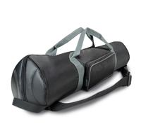 USA Gear Padded Tripod Case Bag - Holds Tripods from 21 to 35 inches - Adjustable Size Extension Storage Pocket and Shoulder Strap for Professional C