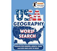 USA Geography - Classic Word Search Version: Discover America the fun way - with word searches!