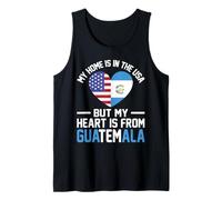 USA Guatemala Roots My Heart Belongs to Guatemala Camisa Camiseta sin Mangas