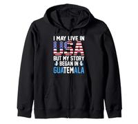 USA Guatemala Roots My Heart Belongs to Guatemala Camisa Sudadera con Capucha