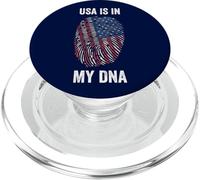 USA Is In MY DNA Independence Day 4 Julio Bandera de Estados Unidos PopSockets PopGrip para MagSafe