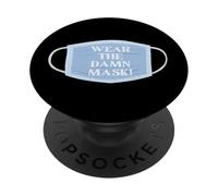 USA la Maldita máscara + distanciamiento Social + máscaras de Buena higiene PopSockets PopGrip Adhesivo