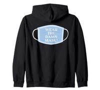 USA la Maldita máscara + distanciamiento Social + máscaras de Buena higiene Sudadera con Capucha