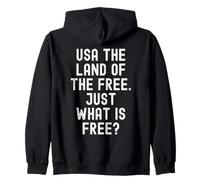 USA La Tierra De Los Libres Justo Lo Que Es Libre Witty Sudadera con Capucha