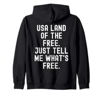 USA Land of The Free Just Dime Whats Free Sudadera con Capucha