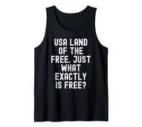 USA Land of The Free Justo lo Que es exactamente la sabiduría Libre Camiseta sin Mangas